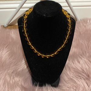 Citrine choker necklace